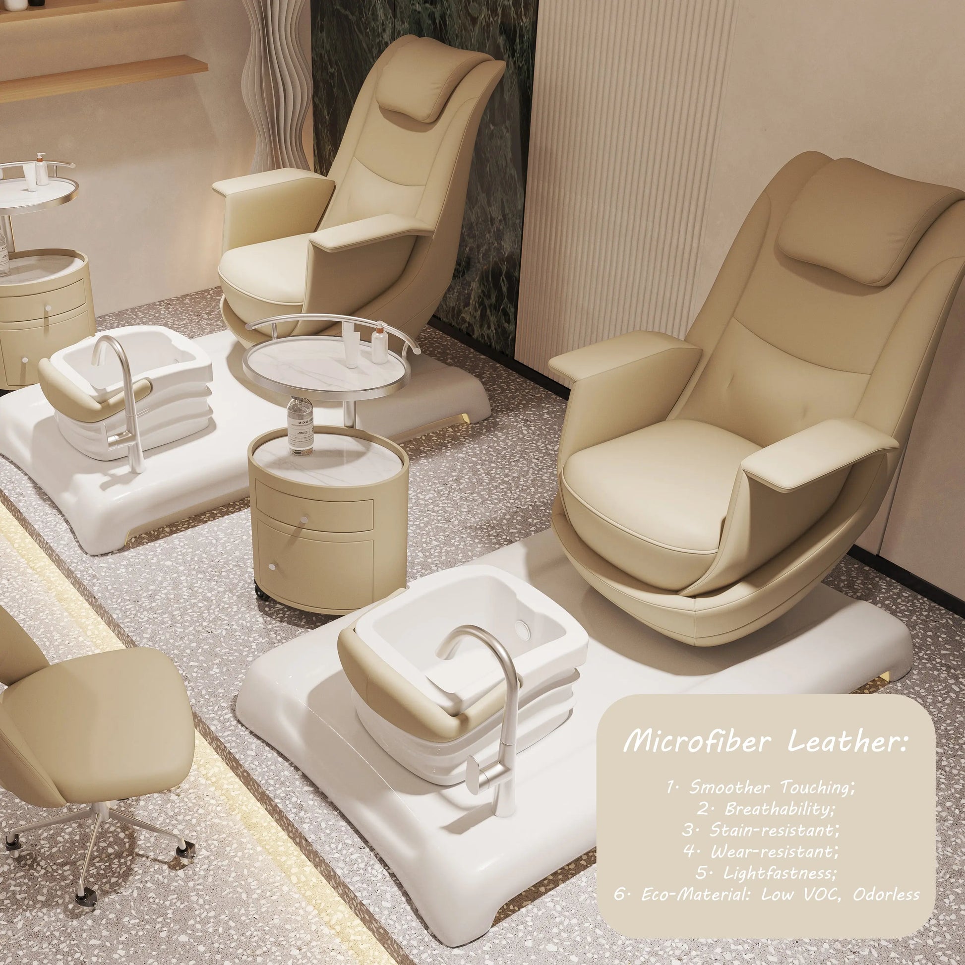 BeNoravo Luxurious Modern Pedicure Spa Chair BeNoravo