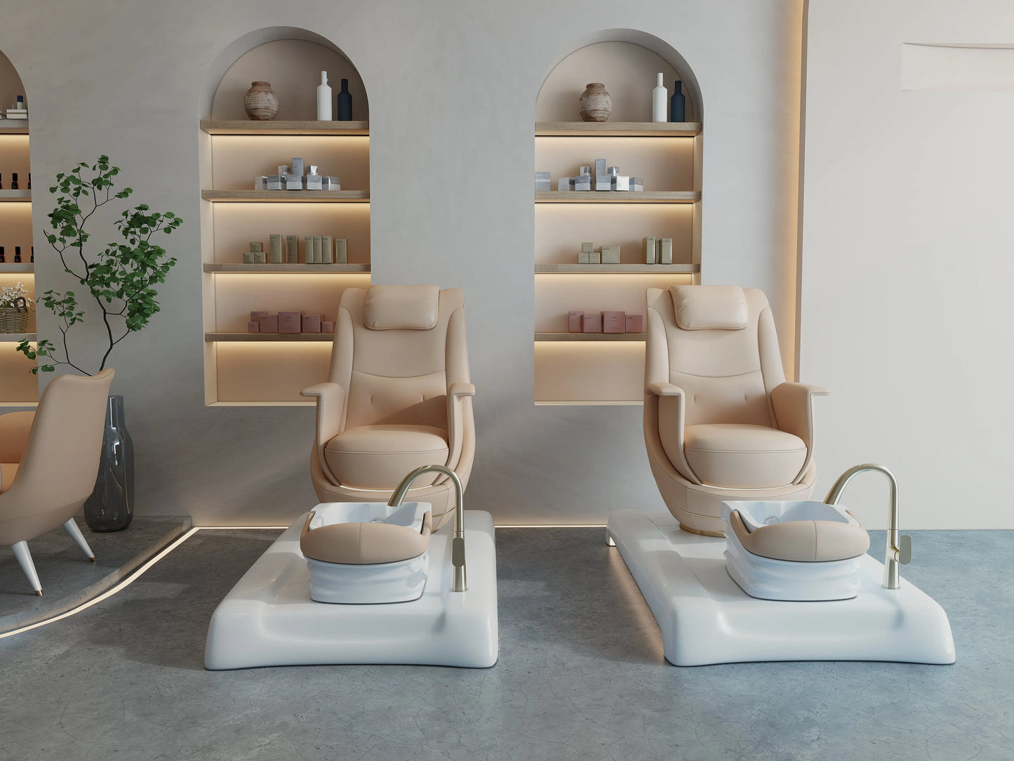 BeNoravo Luxurious Modern Pedicure Spa Chair BeNoravo
