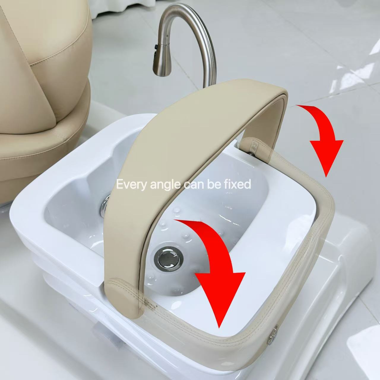 BENORAVO Fashion Modern Plumbed Pedicure Spa Chair